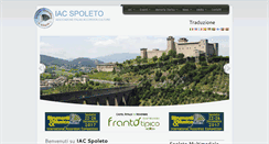 Desktop Screenshot of iac-spoleto.it
