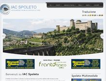 Tablet Screenshot of iac-spoleto.it